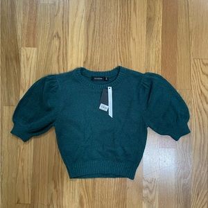 Glassons crop knit blouse